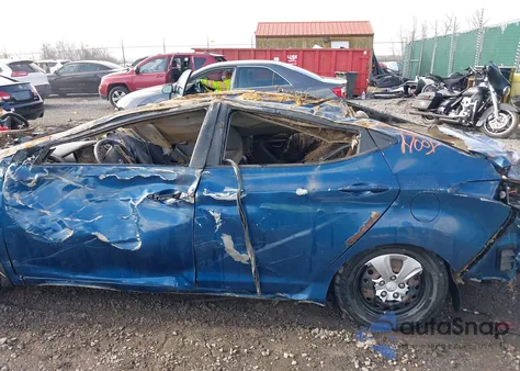 2016 Hyundai Elantra Se from USA, damaged, VIN KMHDH4AE8GU649233